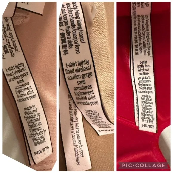 Victoria's Secret Women's Bra Set - Pink, Blue, Red, Tan - Picture 8 of 8